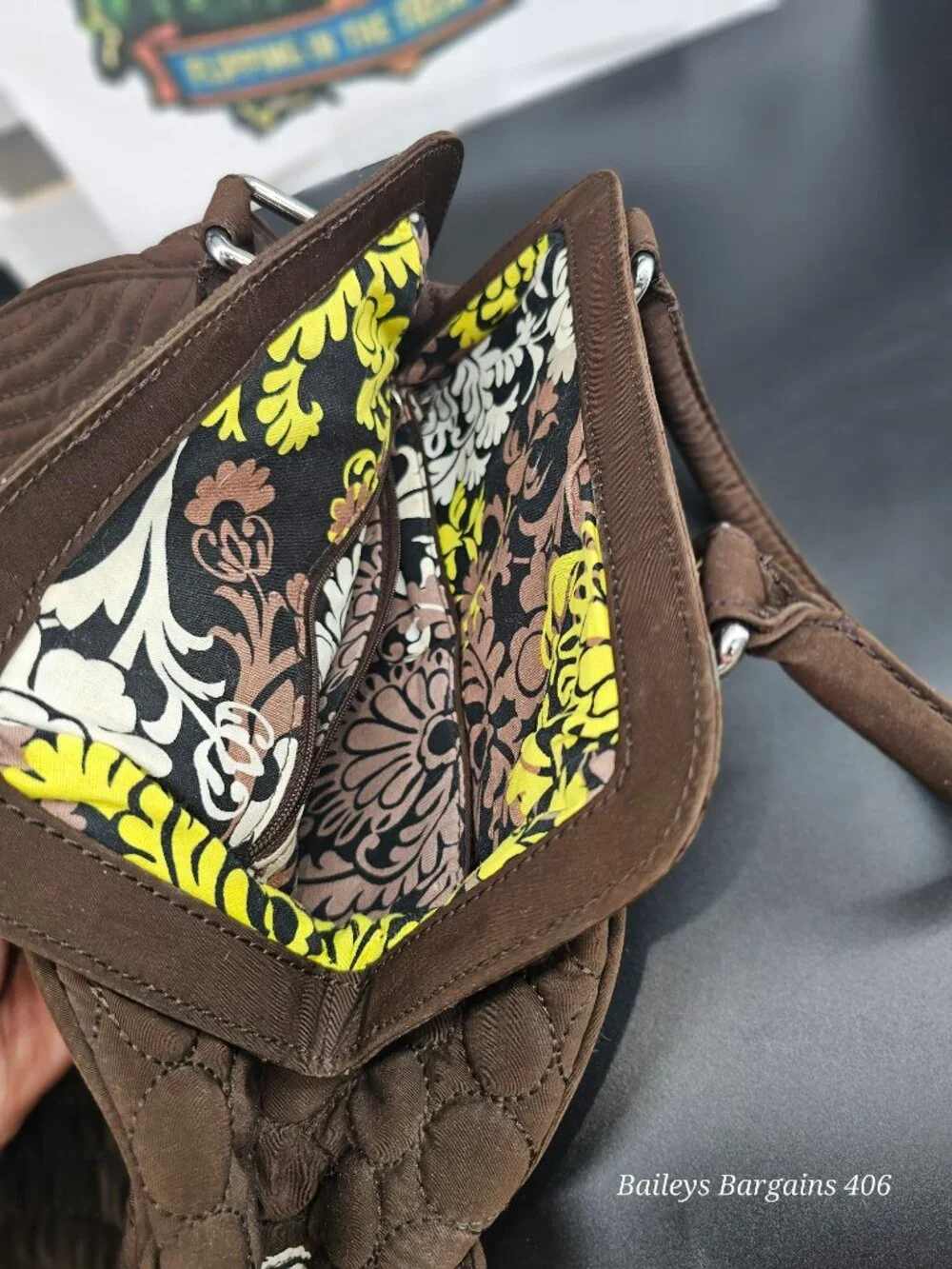 Vera Bradley Solid Magnetic Close Satchel